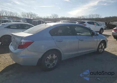 2012 Honda Civic Hybrid z USA, uszkodzony, nr VIN JHMFB4F28CS003725